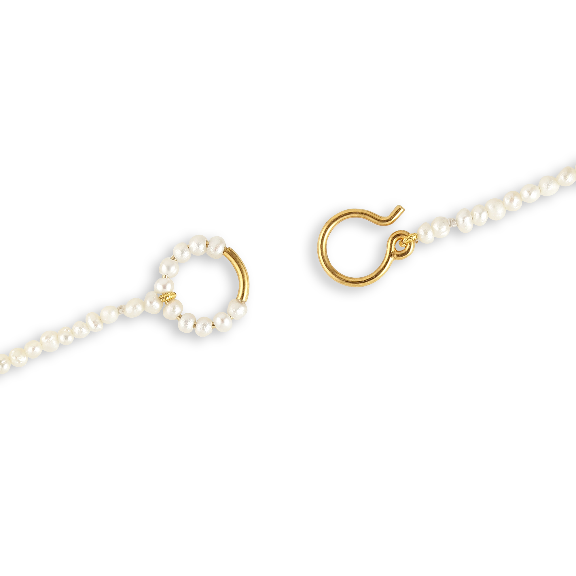 Row Pearl Necklace