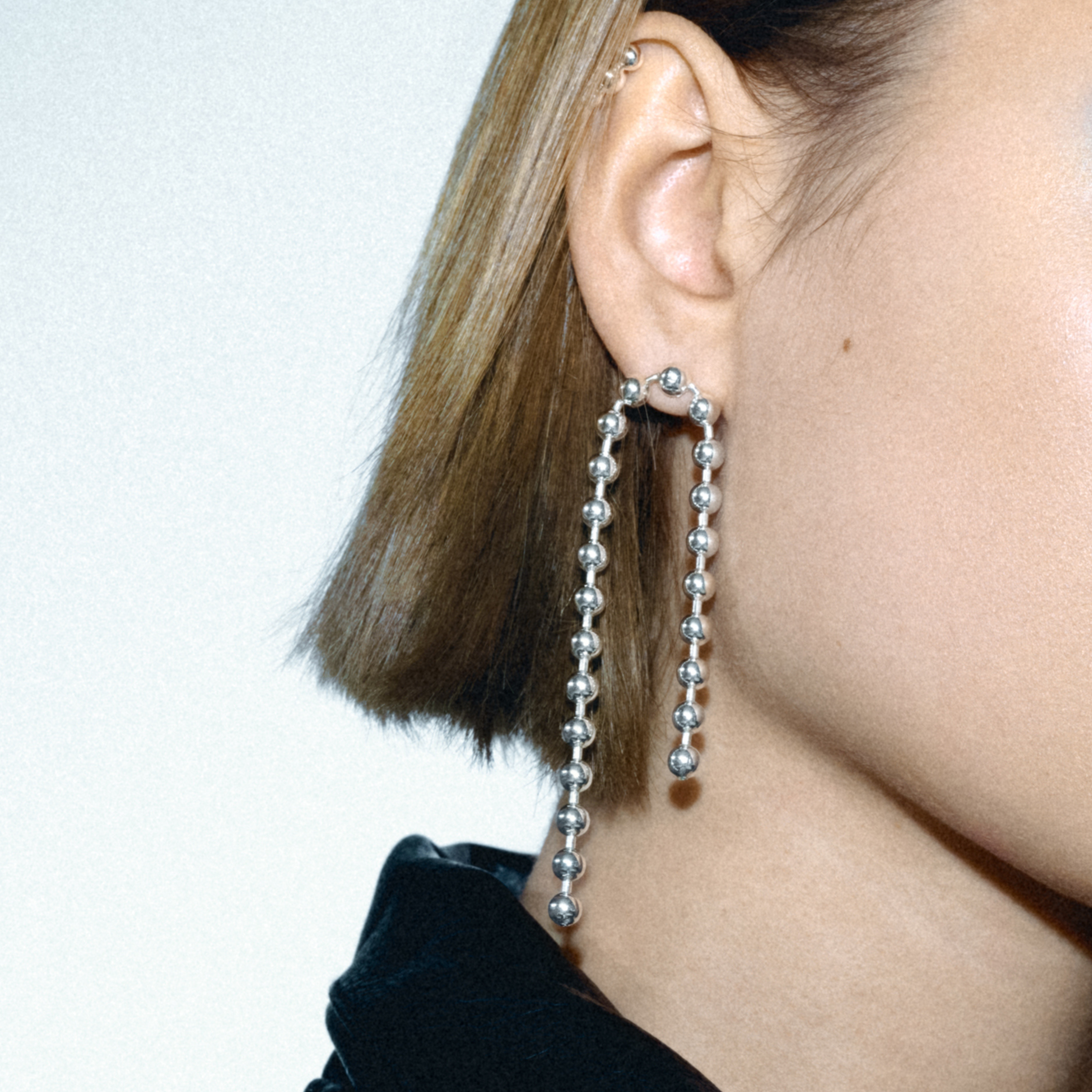 Atomic Double Chain Stud
