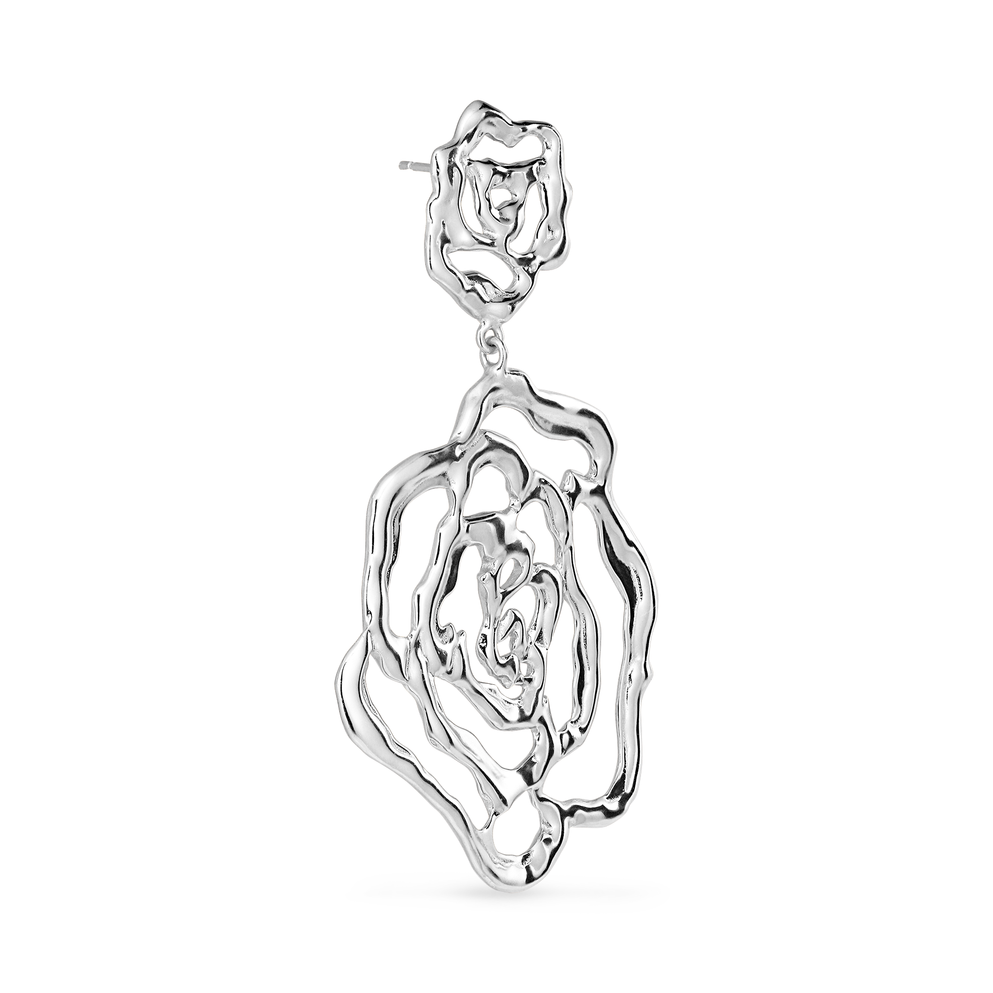 Double Rose Earring