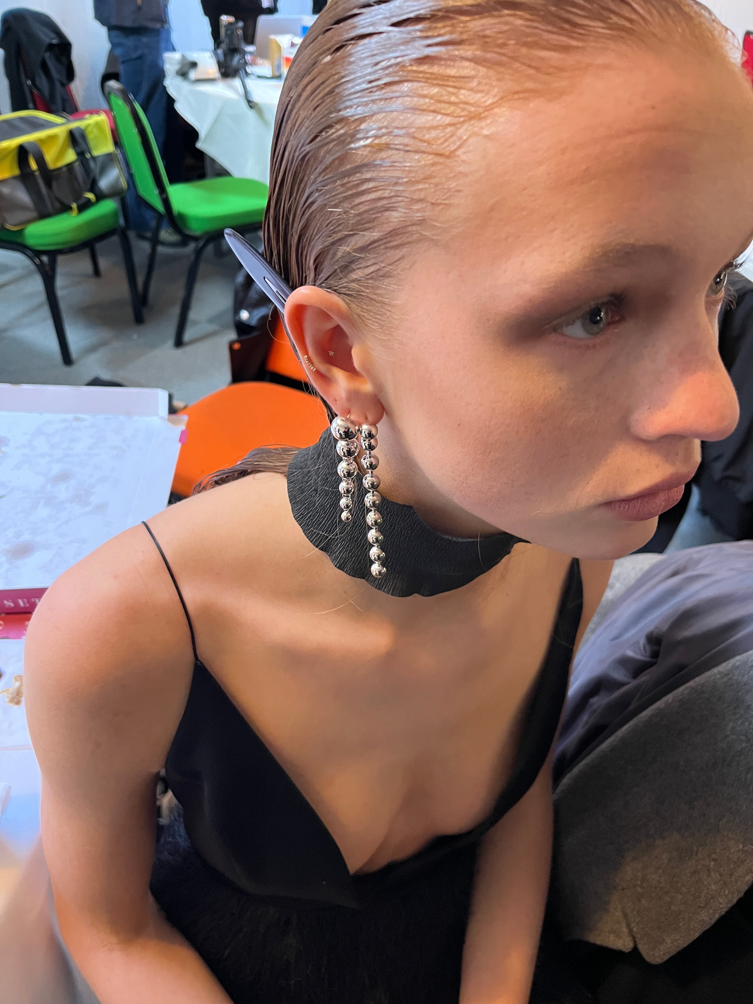 Big Atomic Drop Stud