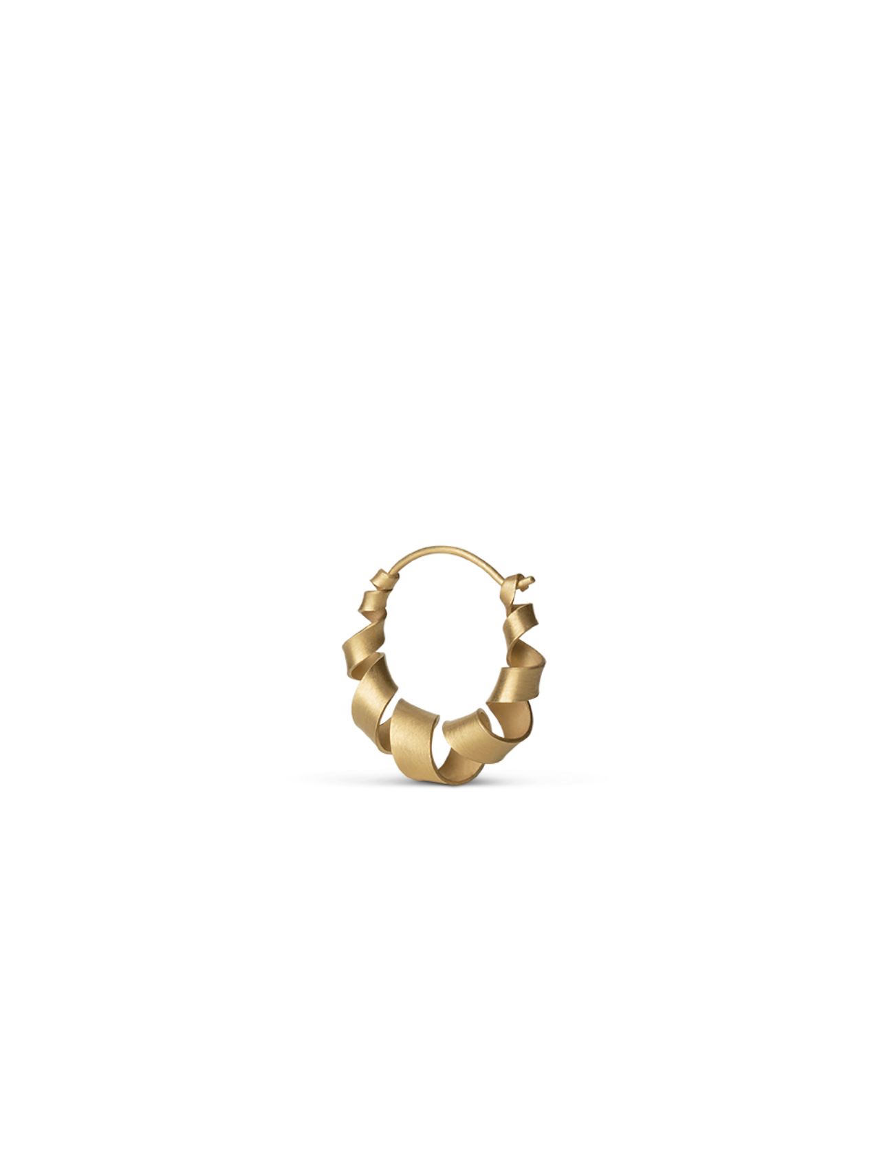 Small Curly Hoop