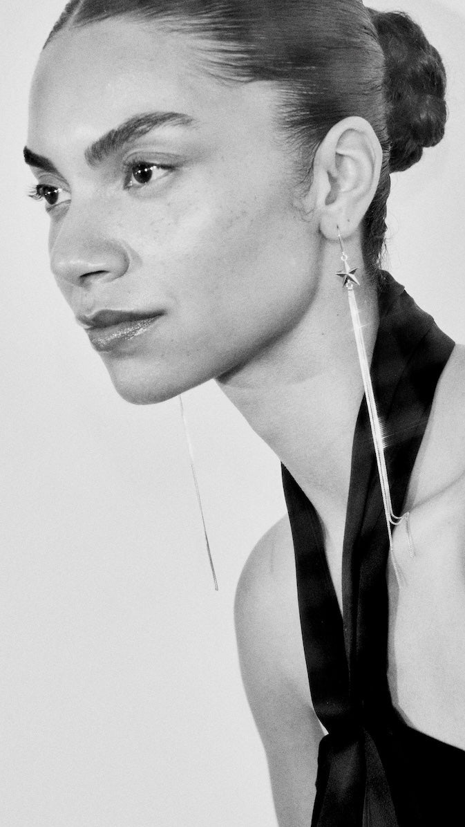 Night Star Chain Earring