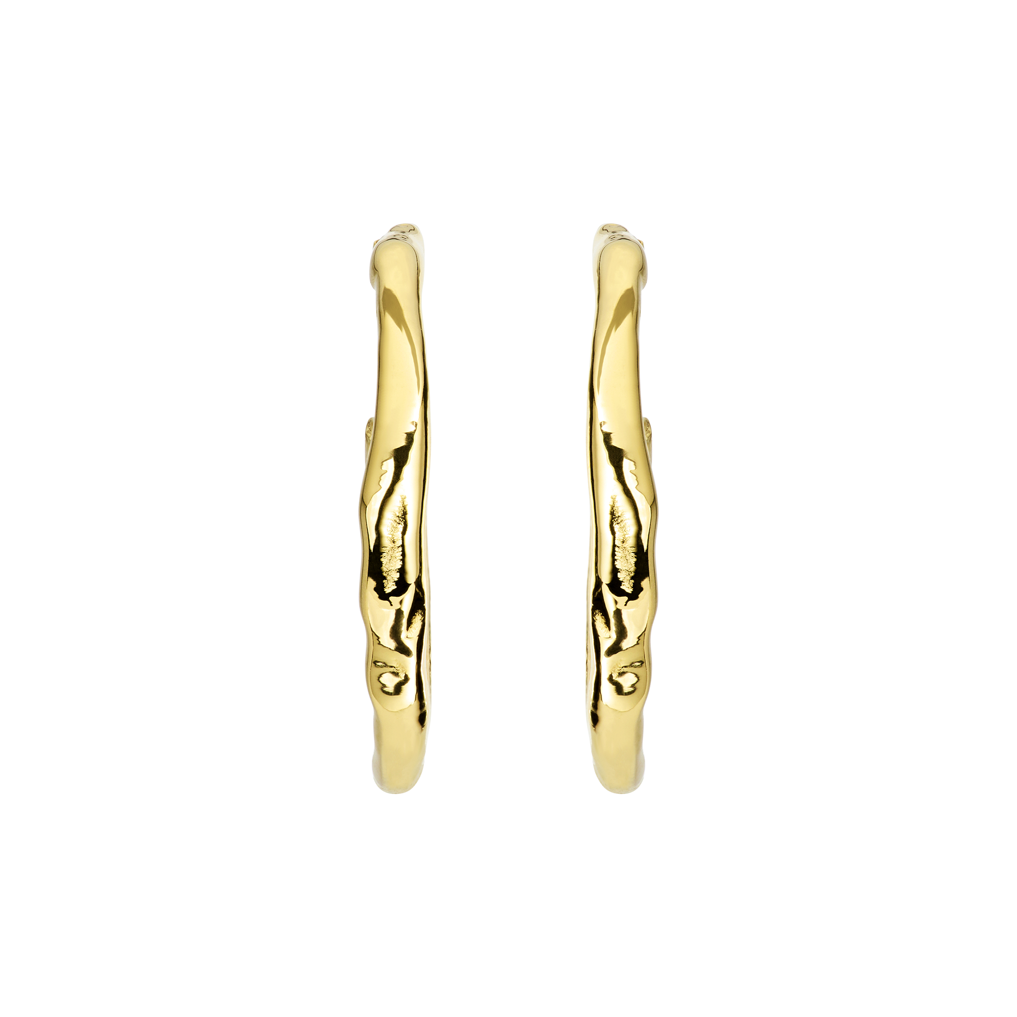 Slim Oval Hoops