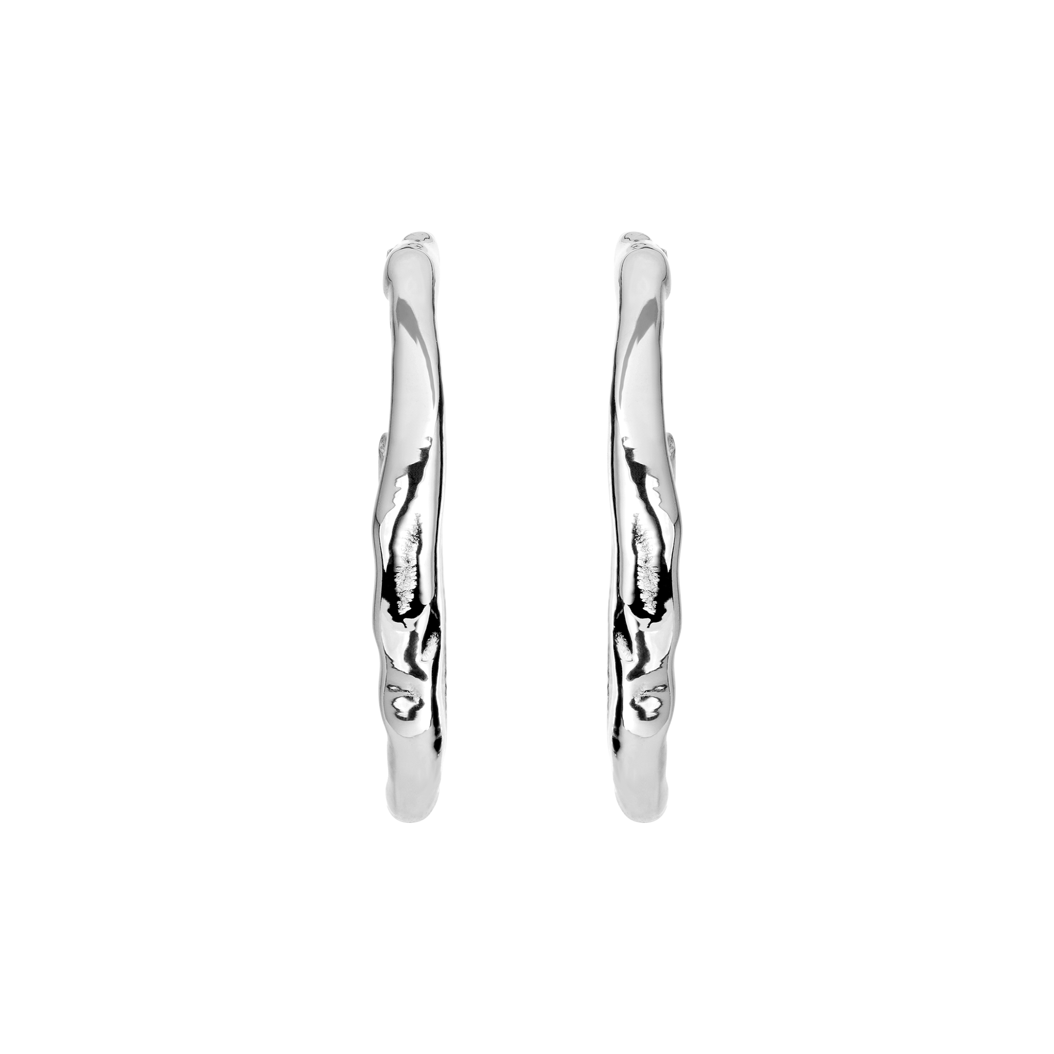 Slim Oval Hoops