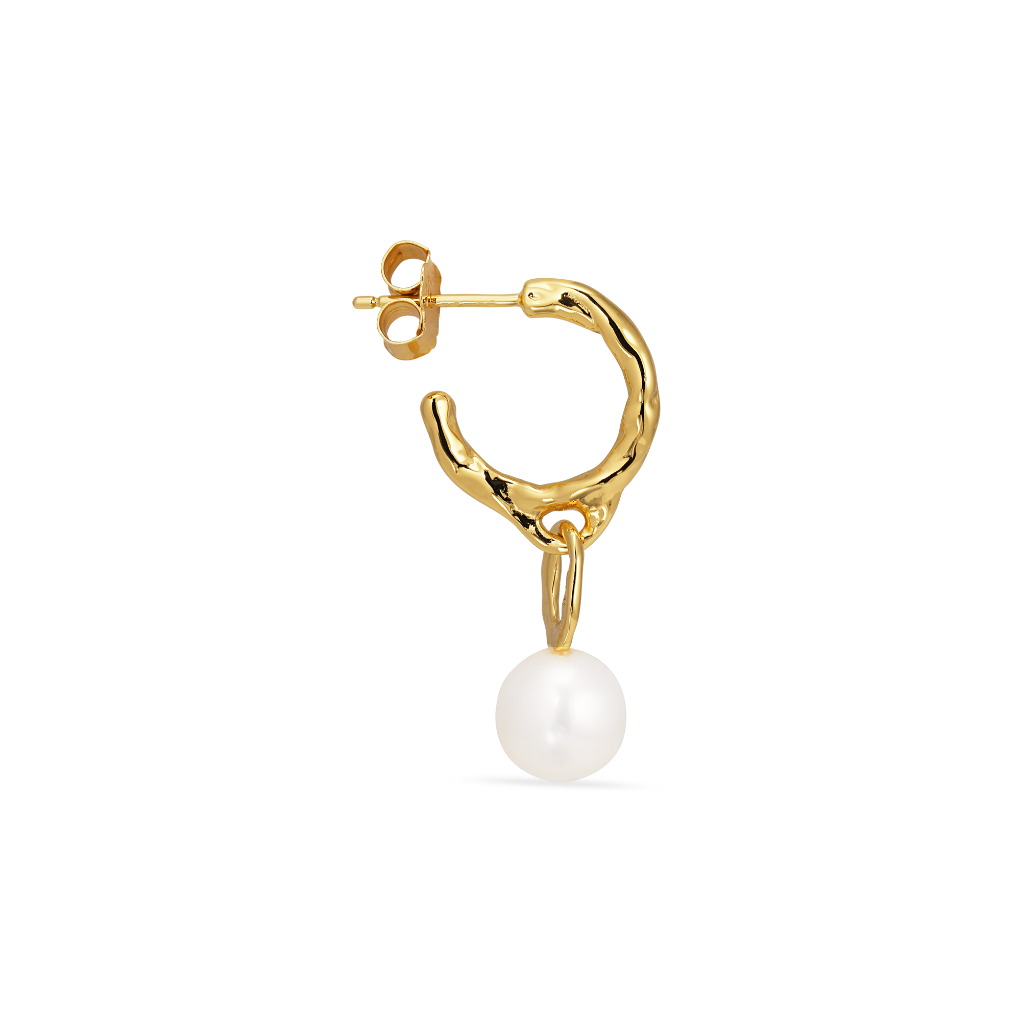 Mary Hoop with pearl drop