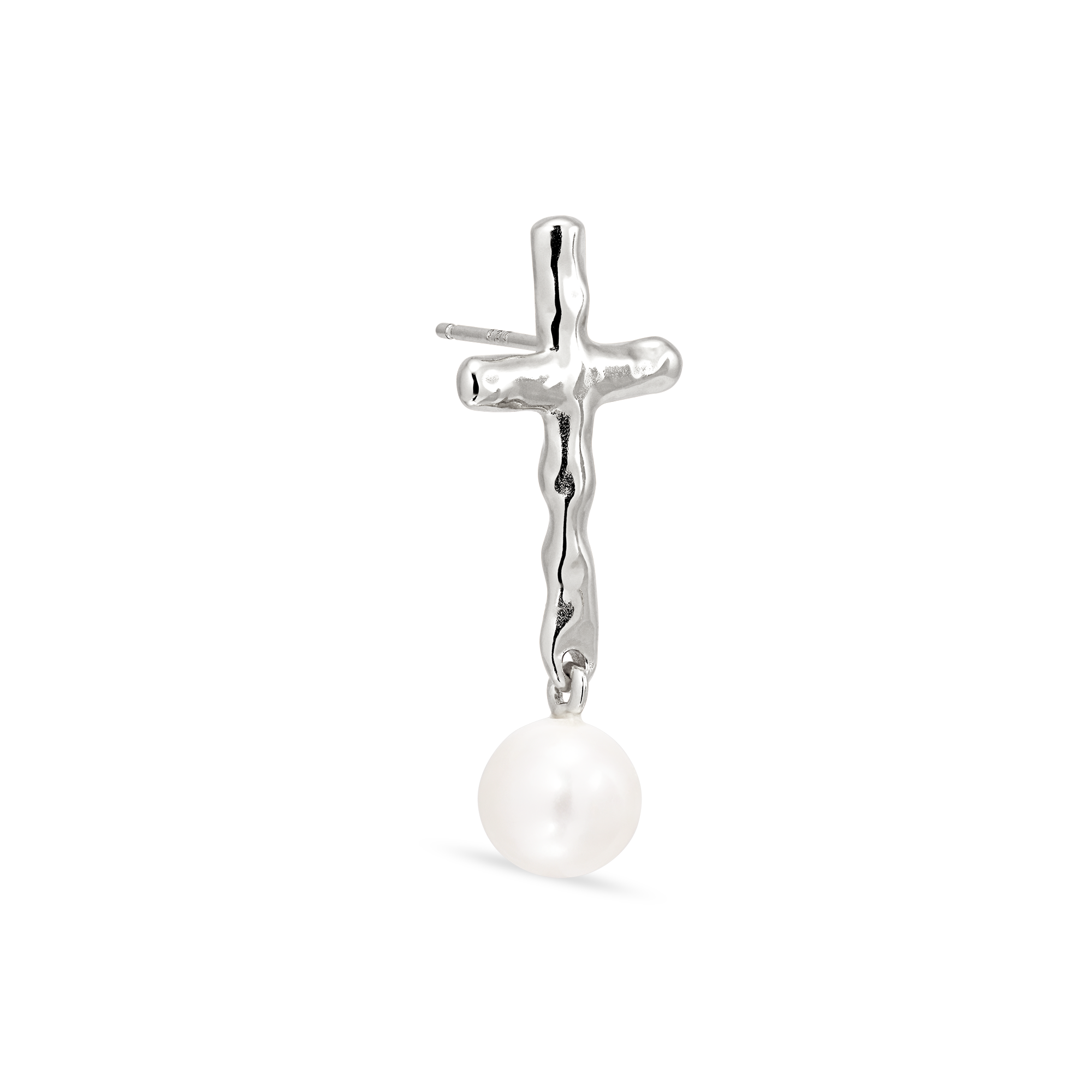 Mary Stud with pearl