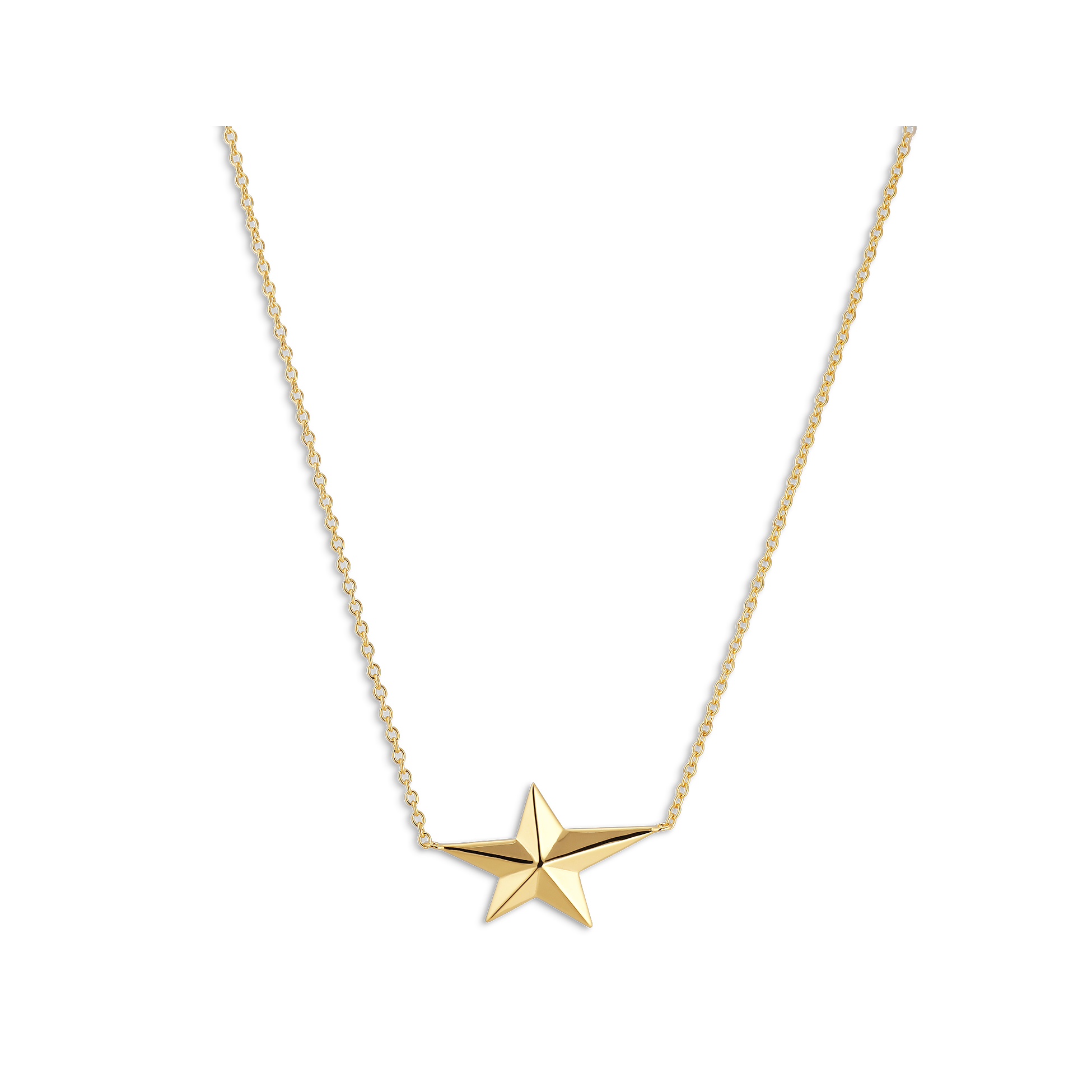 Jane Kønig Night Star Necklace - Halskæde i forgyldt sølv