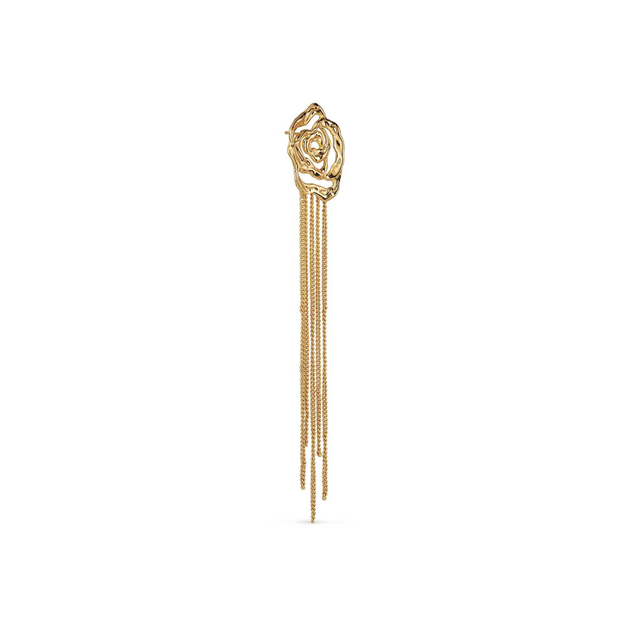 Rose Chain Earring