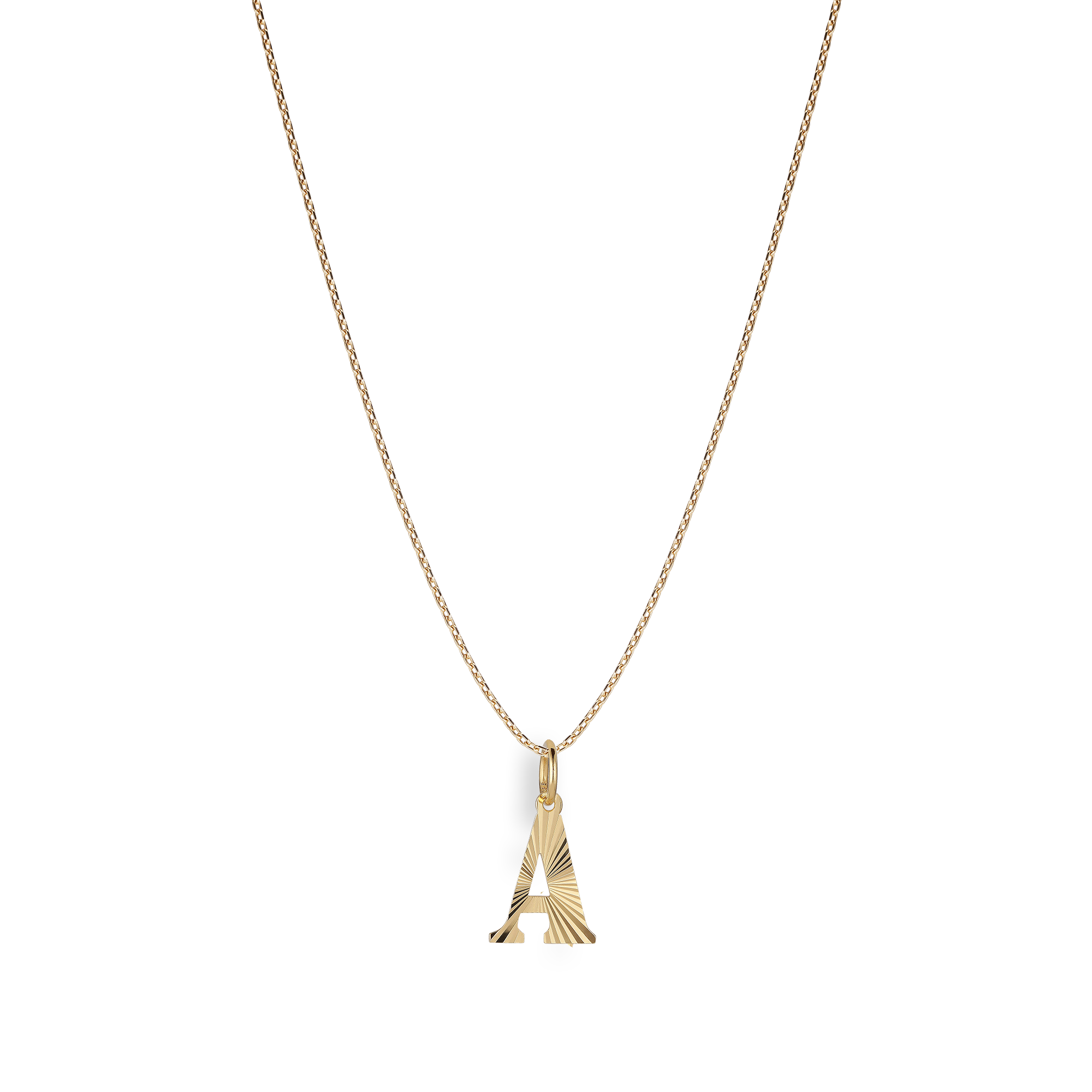 Reflection Letter pendant