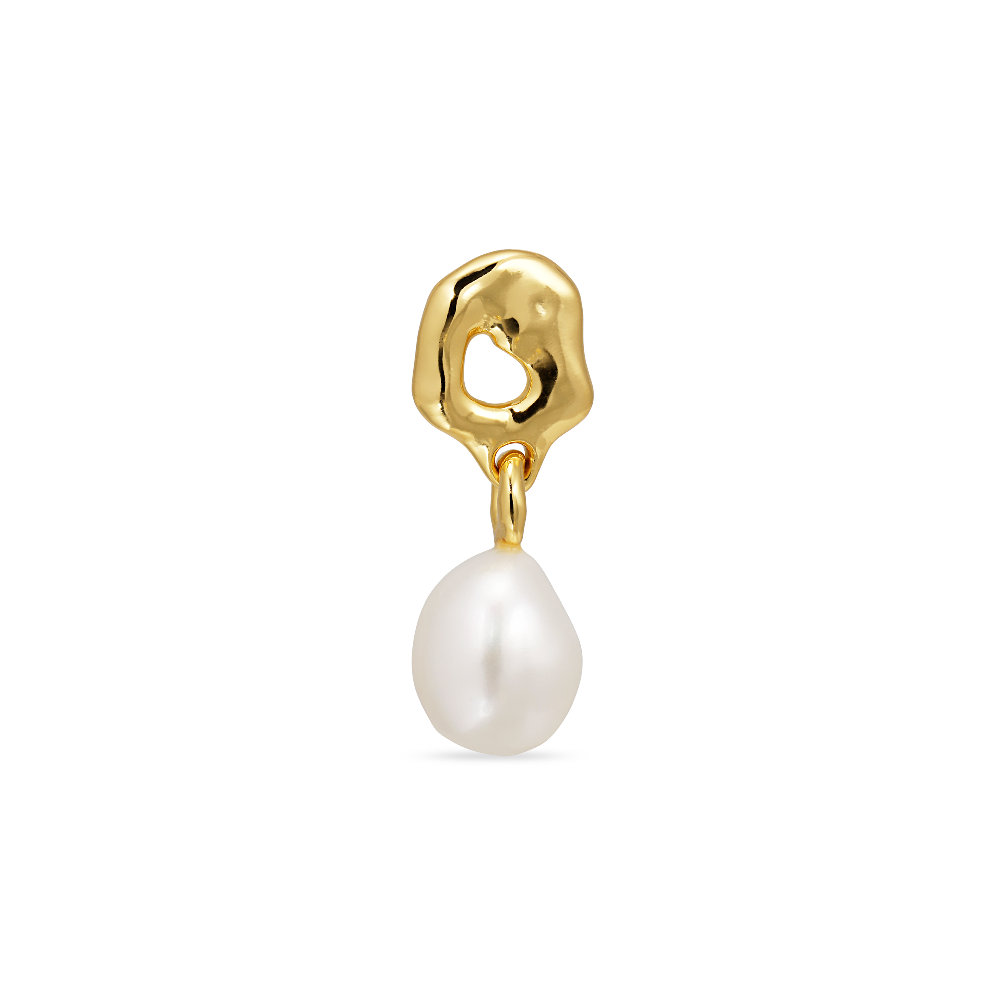 Space Stud with Pearl